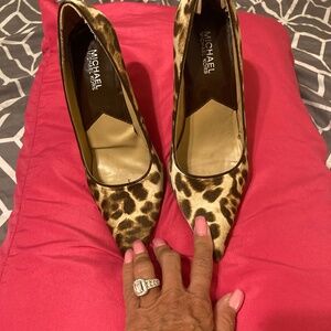 Michael Kors Leopard Print Heel